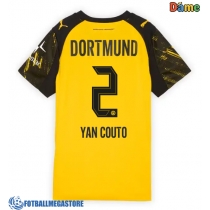 Fotballdrakt Dame Borussia Dortmund Yan Couto #2 Hjemmedrakt 2025-26 Kortermet